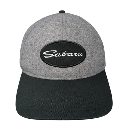 Subaru Snapback Hat Gray One Size Adjustable Colorblock Vent Holes