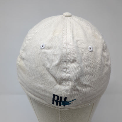 Roche Harbor San Juan Island Fitted Hat White Medium Embroidered 6 Panel Gear