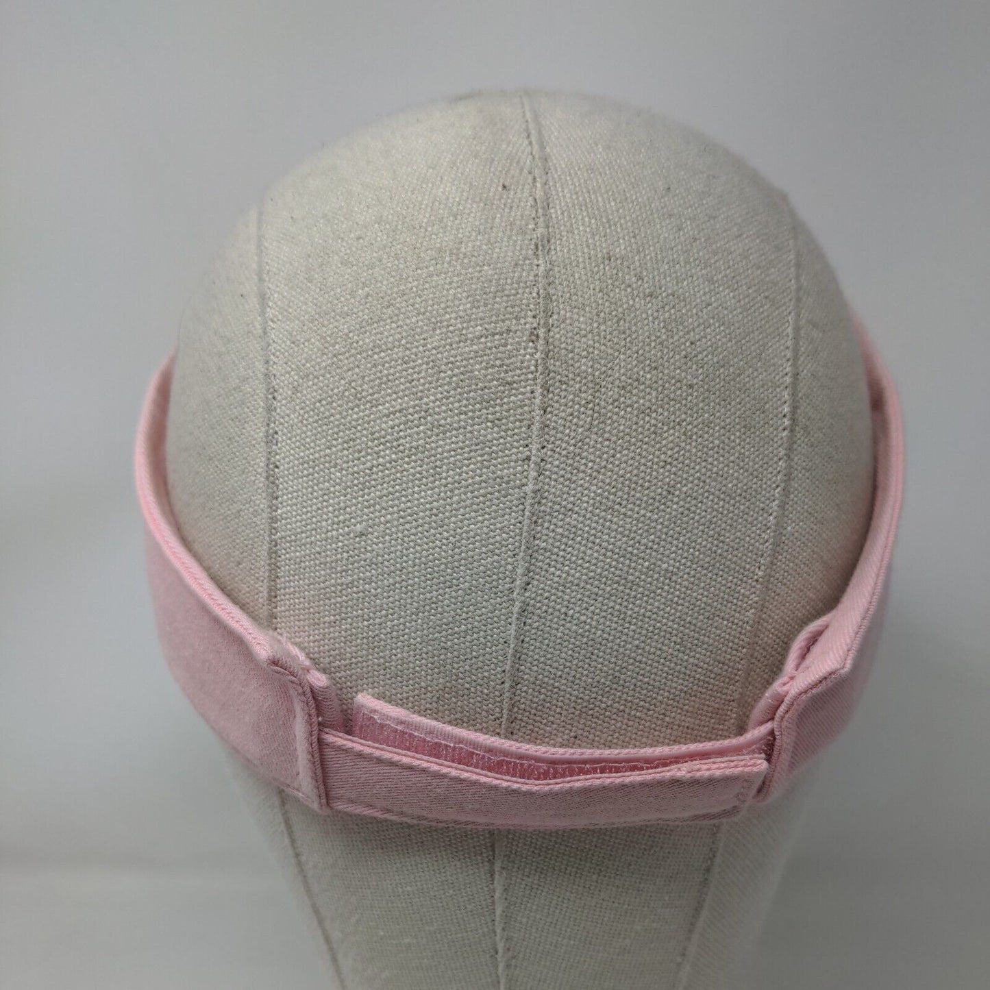 Holiday World Flip Flops Strapback Sun Visor Hat Pink One Size Embroidered