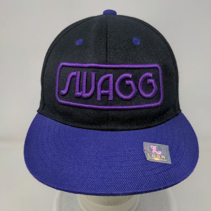 Swagg Snapback Hat Multi One Size Adjustable Embroidered Colorblock