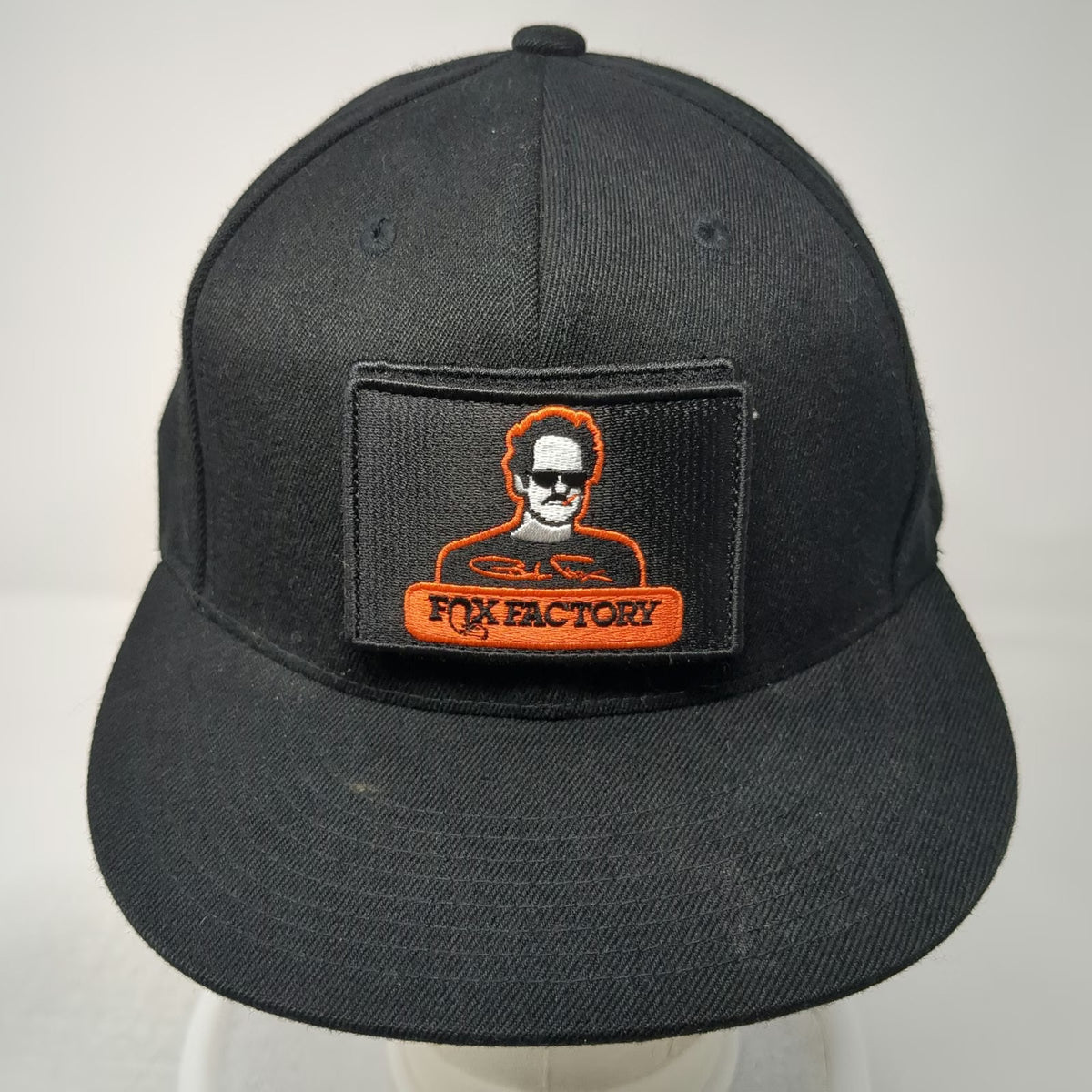 Yupoong Snapback Hat Black One Size Fox Factory Bob Portrait Patch 110 Flexfit