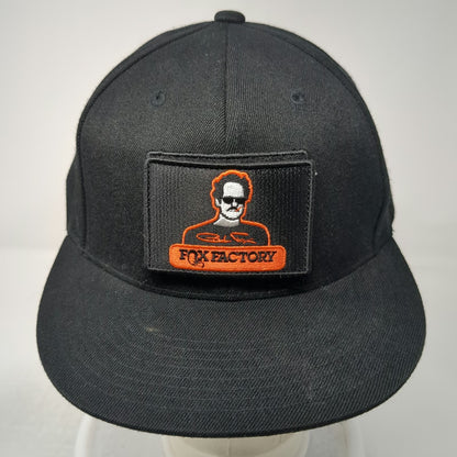 Yupoong Snapback Hat Black One Size Fox Factory Bob Portrait Patch 110 Flexfit