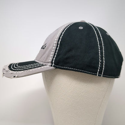 Otto Baseball Cap Gray Black One Size Cd'A Metals Logo Contrast Stitching Hat