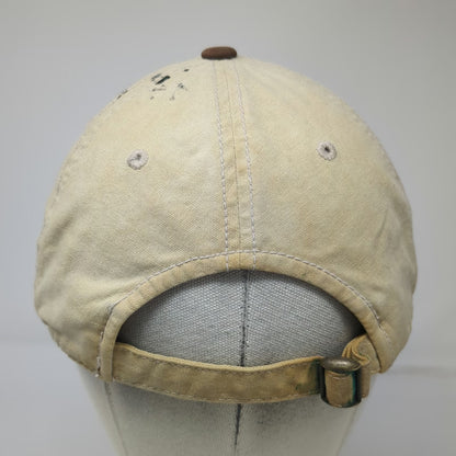 Captivating Headwear Beige Brown Baseball Cap One Size Big Game Lodge Deer Hat