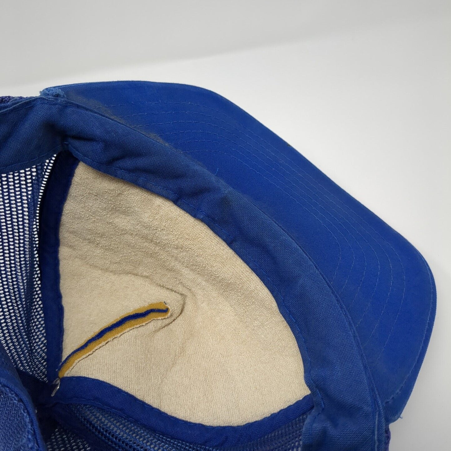 Paint & Spray Snapback Trucker Hat Blue OSFA Mesh Back Adjustable