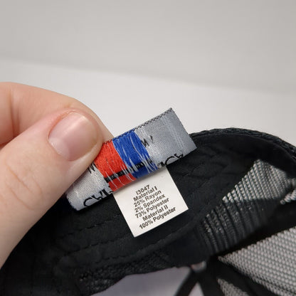 Sheep Dog Leather Patch Snapback Trucker Hat Gray One Size Mesh Back