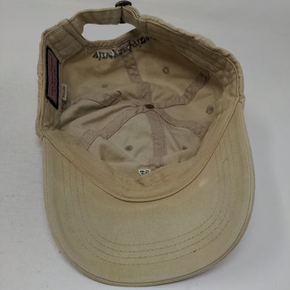 Vineyard Vines Slideback Hat Tan One Size Adjustable Embroidered Vented Holes