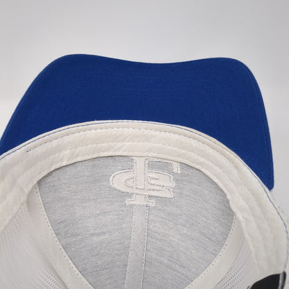 LG Snapback Trucker Hat Blue OS Adjustable Embroidered Mesh Pacific Headwear