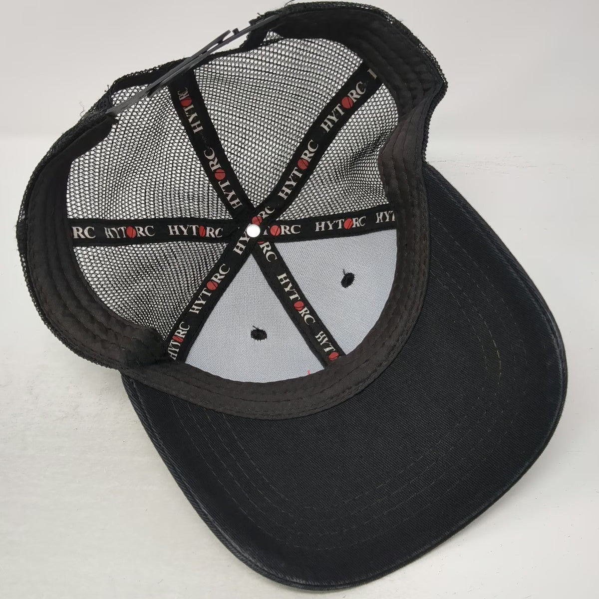 HYTORC Trucker Hat Black One Size Mesh Back Snapback Embroidered Logo Industrial