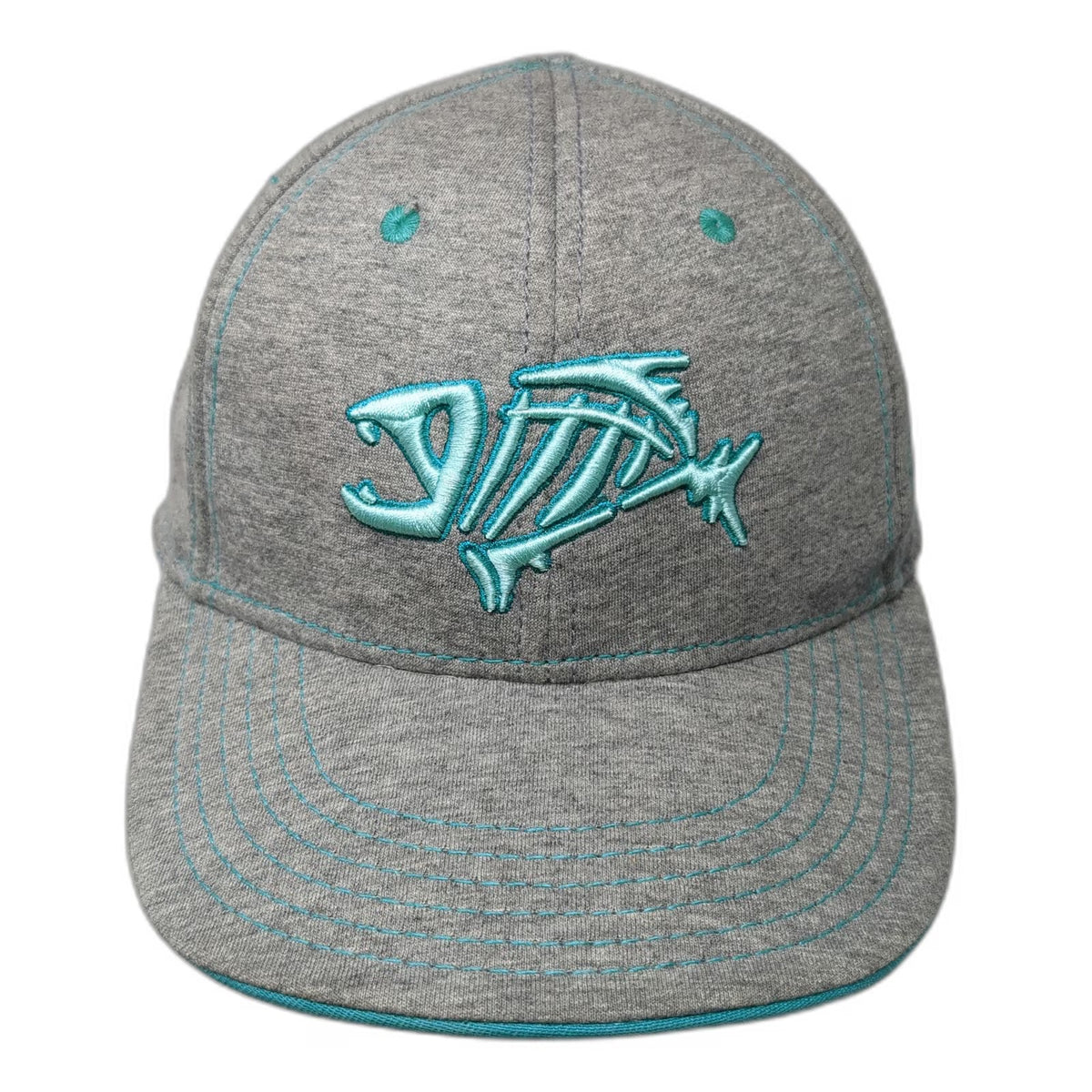 G. Loomis Baseball Cap Gray One Size Fish Skeleton Embroidery Hat