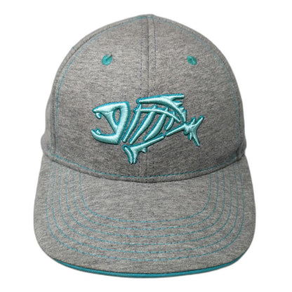 G. Loomis Baseball Cap Gray One Size Fish Skeleton Embroidery Hat