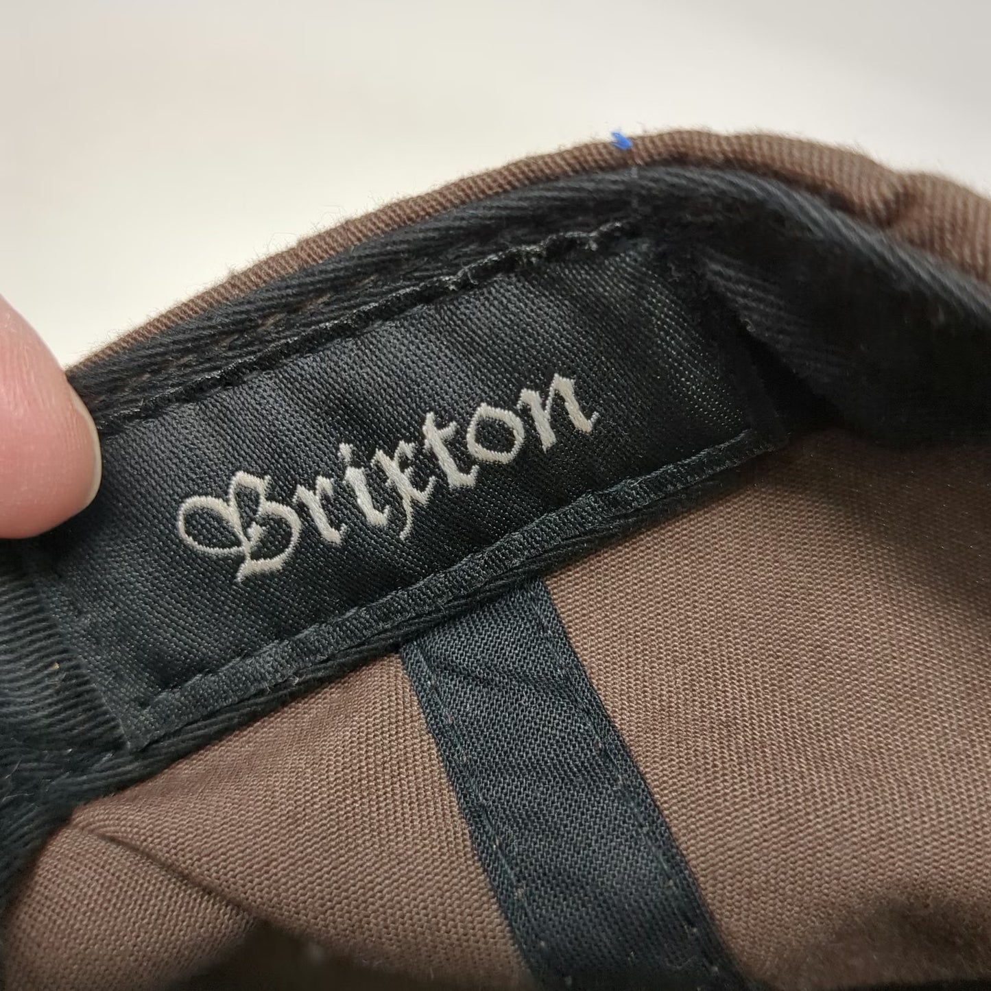 Brixton 5 Panel Brown One Size Snapback MFG Company Patch Flat Bill Logo Hat