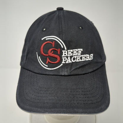 CS Beef Packers Strapback Hat Black One Size Adjustable Embroidered Buck's Bags