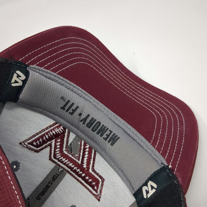 Virginia Tech Hokies NCAA Top of the World Red OSFM Stretch Cap Memory Fit Hat