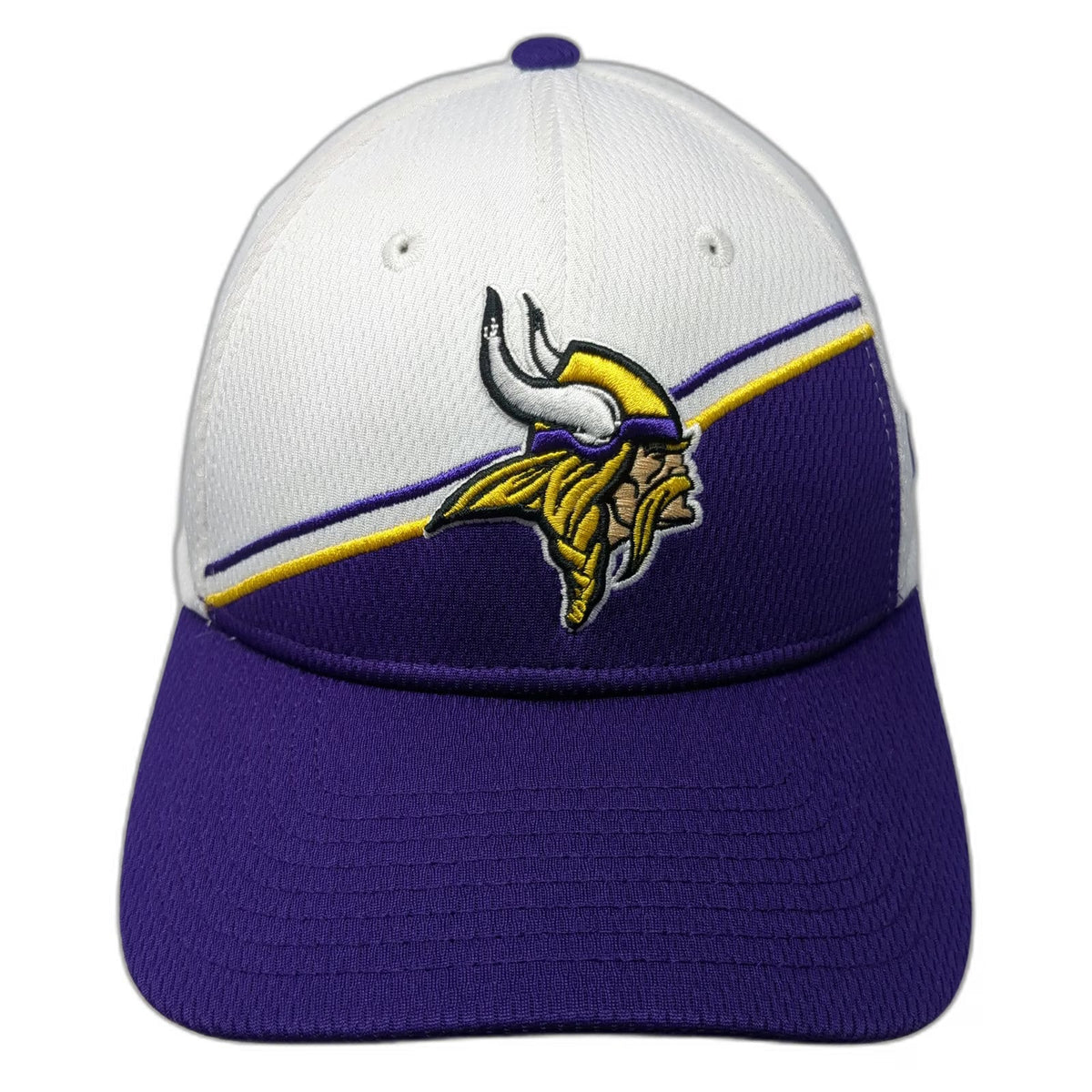 New Era Snapback White Purple One Size NFL Minnesota Vikings Embroidered Hat