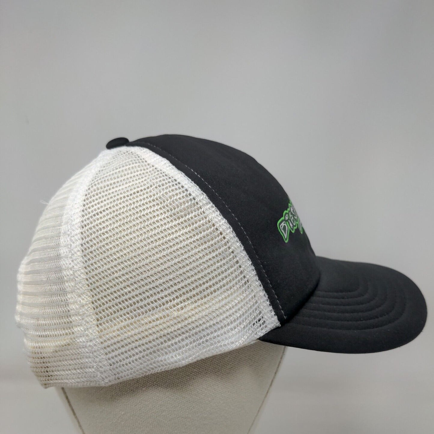 Diesel Life Skull Snapback Mesh Back Trucker Hat Black OSFA Colorblock