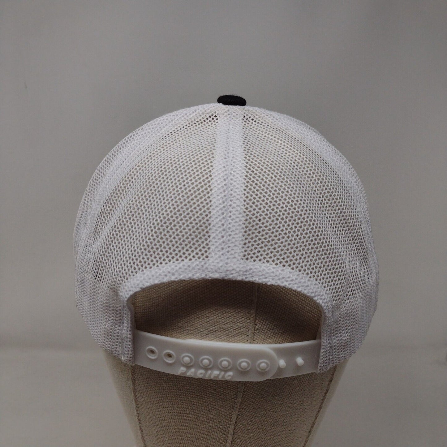 SG Snapback Mesh Back Trucker Hat Black One Size Pacific Headwear