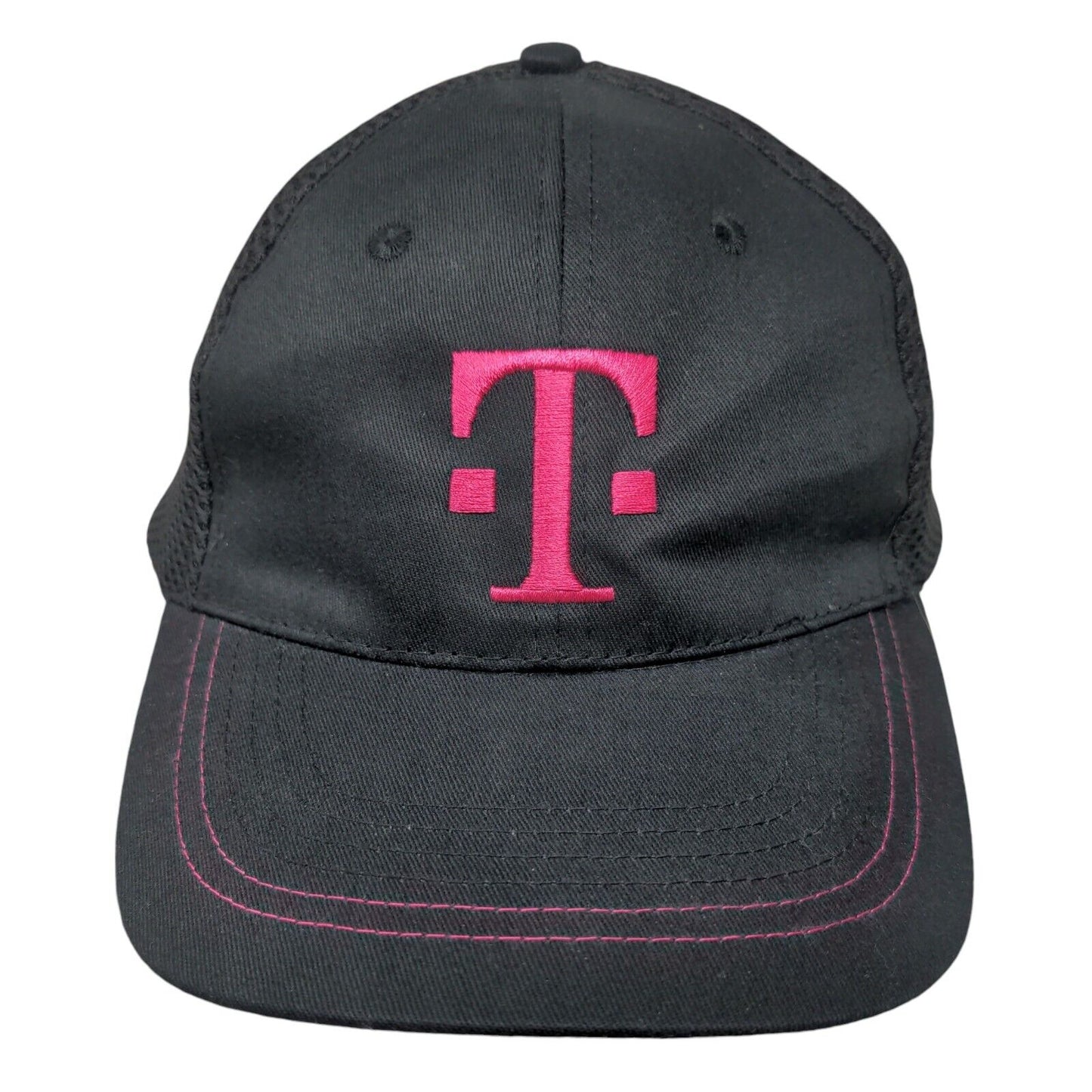 T-Mobile Tuesdays Strapback Mesh Back Hat Black OSFA Embroidered