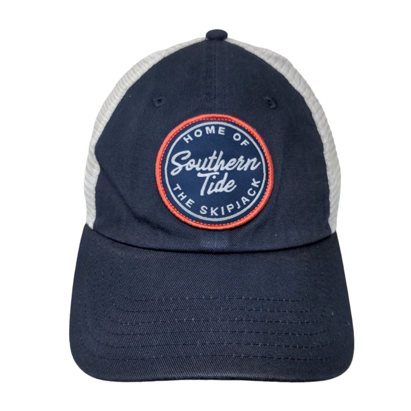 Southern Tide Snapback Trucker Hat Blue One Size Home Of The Skipjack