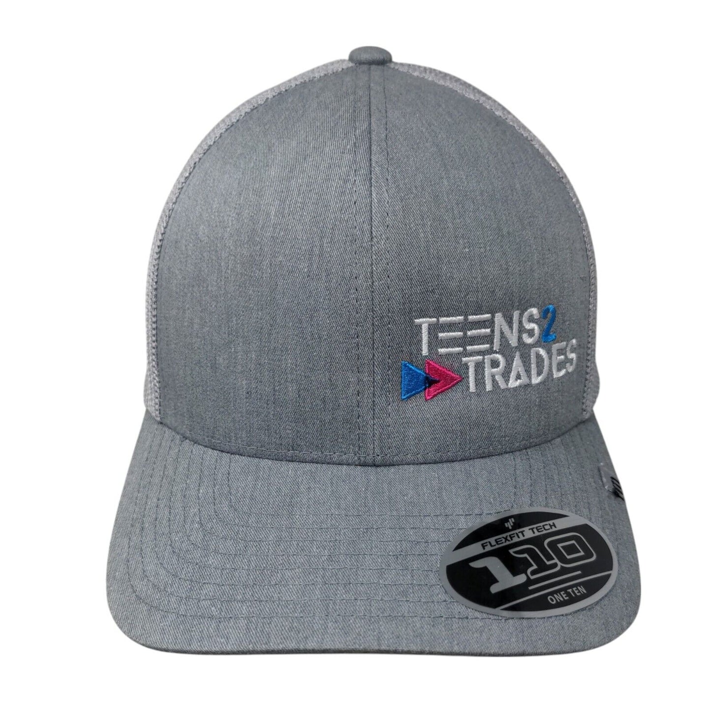 Teens2Trades Snapback Trucker Hat Gray One Size 110 Flexfit Tech Yupoong
