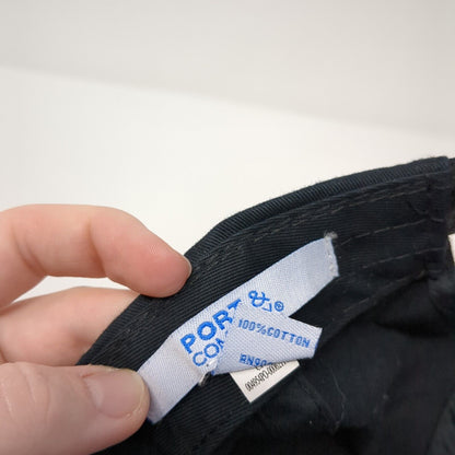 My Cultura Podcast Network Strapback Hat Black One Size Adjustable