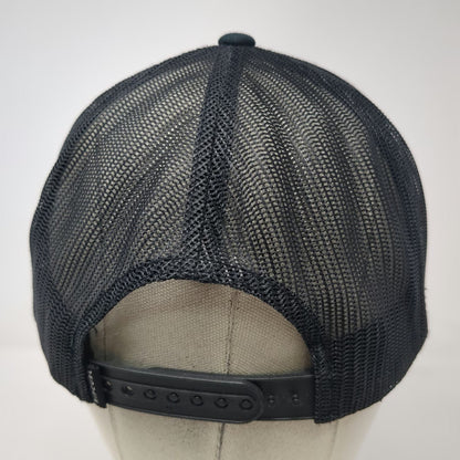 Rip Curl Trucker Hat Black Blue Green One Size Palm Trees Mesh Snapback Surf