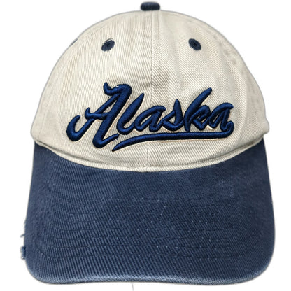 Arctic Circle Enterprises Baseball Cap Beige Blue One Size Alaska Strapback Hat