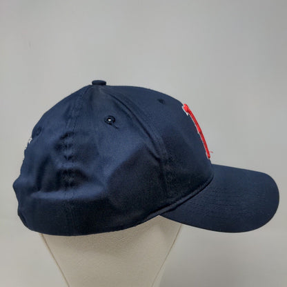 OC Sports Men's Strapback Hat Blue OSFM Embroidered Boston Red Sox Logo