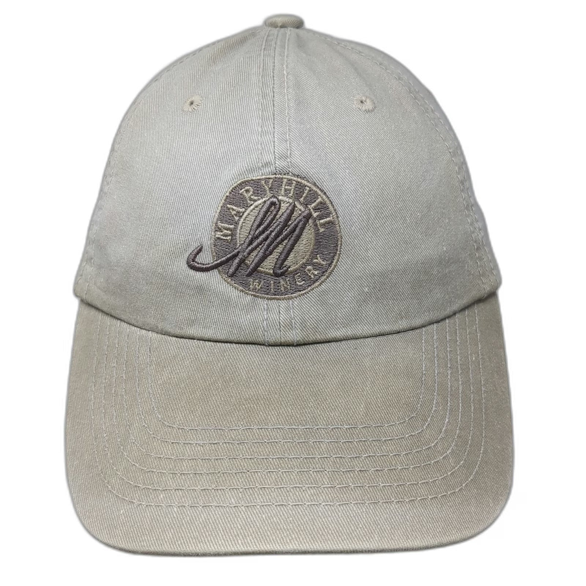 OTTO Baseball Cap Beige One Size Maryhill Winery Logo Strapback Cotton Hat