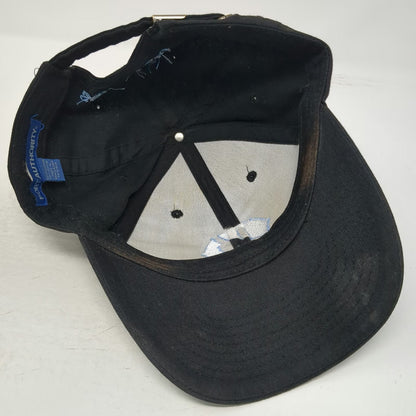Port Authority Baseball Cap Black OSFM Son Cubano Logo Slideback Hat Embroidered