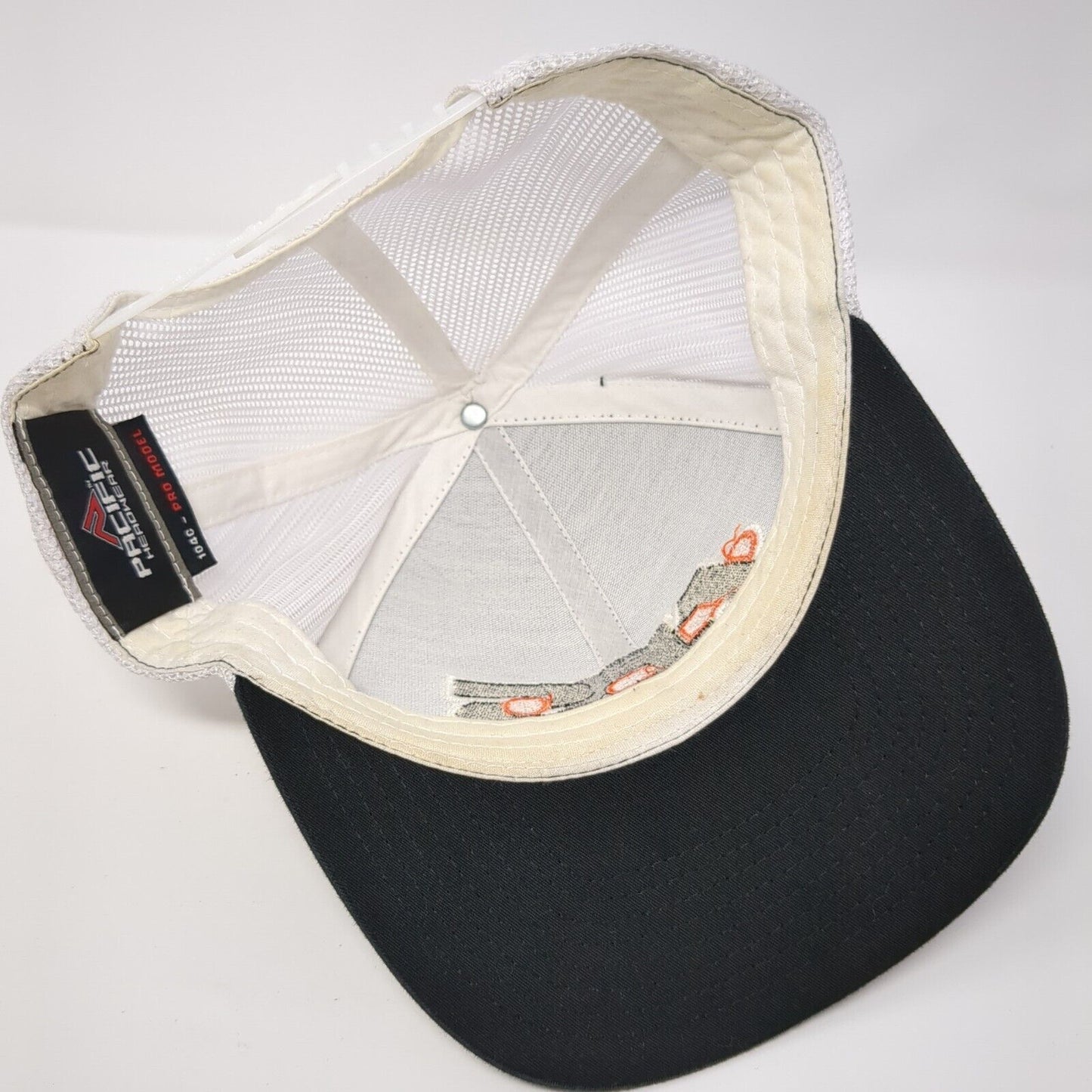 ADS Snapback Mesh Back Trucker Hat Black One Size Pacific Headwear