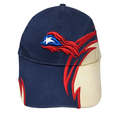 Blue Beige Red Baseball Cap One Size Puerto Rico Flag Embroidery Strapback Hat