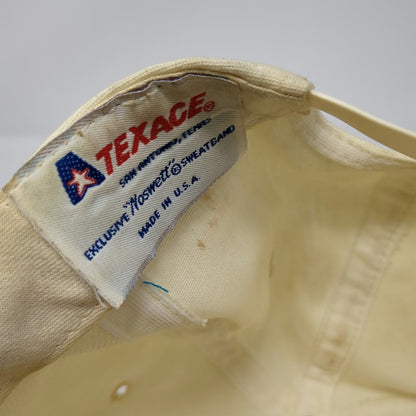 Texace Trucker Beige Stevie Ray Vaughan Double Trouble Guitar Rope Hat Vintage