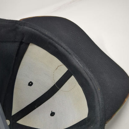 Yupoong Snapback Hat Black Green Brown Camo Bend Brewing Co Leather One Size