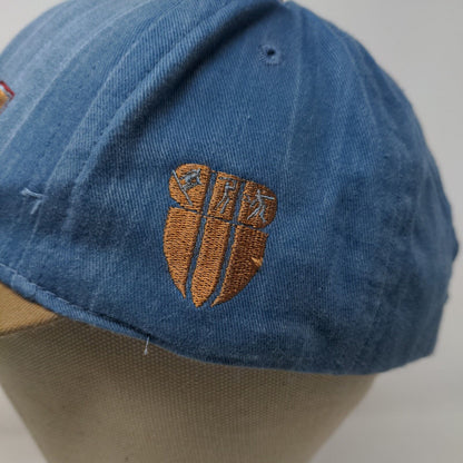 Imperial Headwear Men's Slideback Hat Bllue Tan Boyne Resort Embroidered Logo