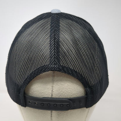 Yupoong Trucker Hat Gray Black One Size Mesh Back Snapback Somis Koi Fish Logo