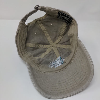 Federal Defenders Slideback Hat Tan One Size Adjustable Embroidered