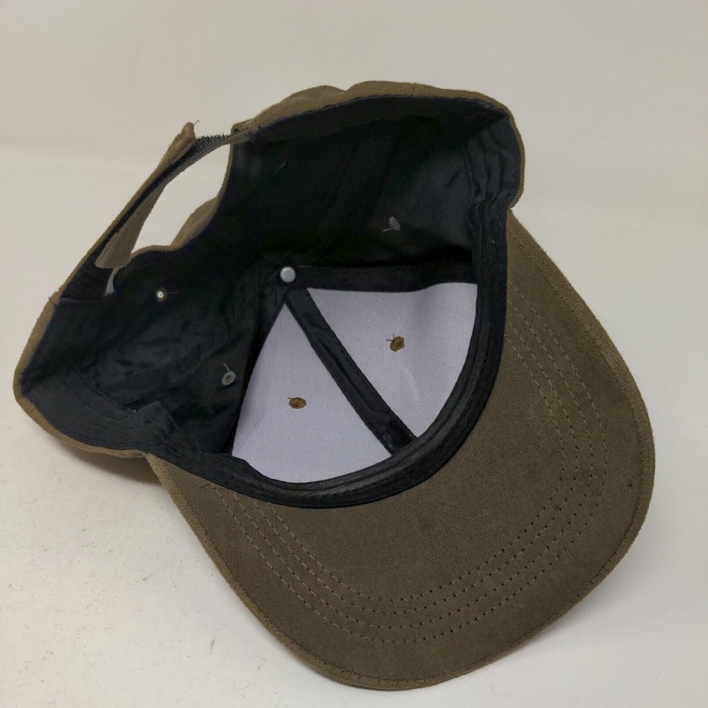 Unbranded Men's Strapback Hat Brown Adjustable Vent Holes Blank