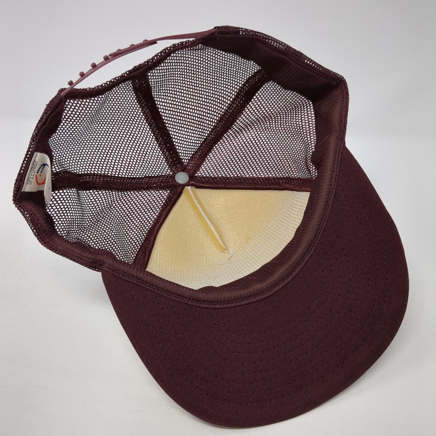 Retired No Money Snapback Rope Trucker Hat Red One Size Mesh Back