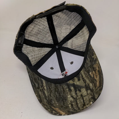 RK Oil LLC Strapback Trucker Hat Camouflage OSFM Adjustable Mesh Back W/Tags