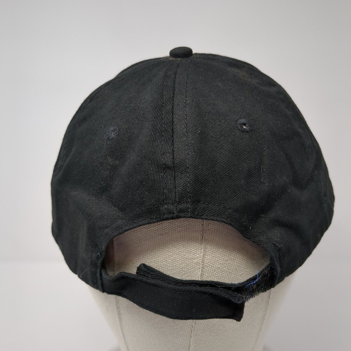 Noodles & Company Strapback Hat Black One Size Adjustable Embroidered Cotton