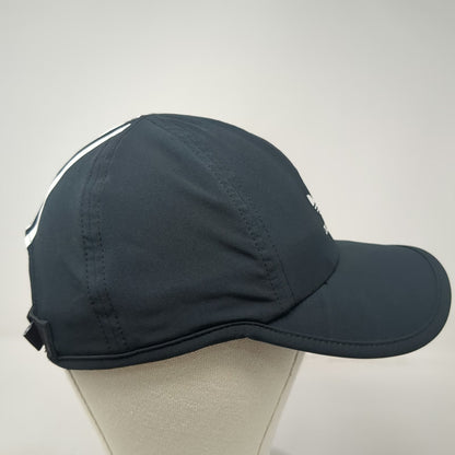 Adidas Baseball Cap Black One Size Trefoil Logo 3-Stripes Performance Sport Hat