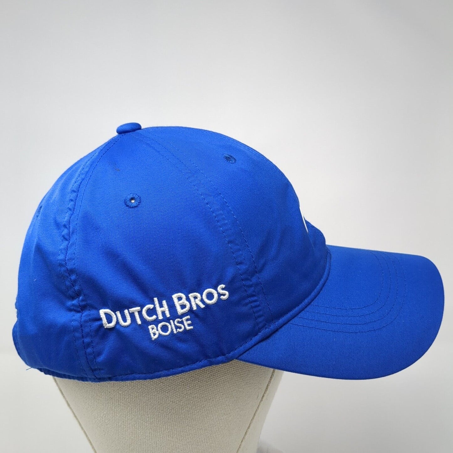 Nike Dutch Bros Boise Strapback Golf Hat Blue One Size Adjustable Embroidered