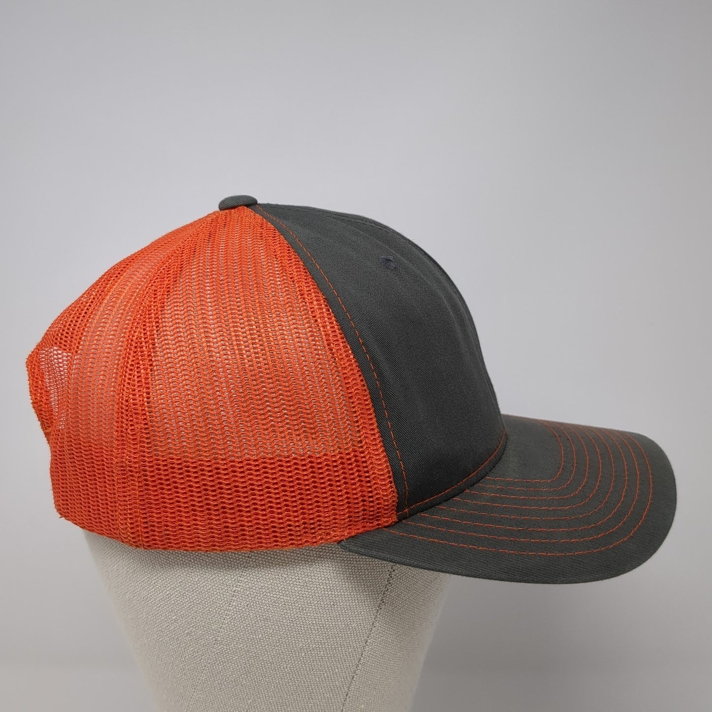 Richardson Snapback Trucker Hat Multi One Size Logo Patch Mesh Back