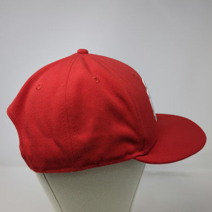 New Era Kansas City Chiefs NFL Red Snapback One Size Hat 9FIFTY Flat Brim White
