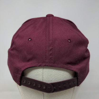 Clay County Humane Society Boy's Snapback Hat Red Burgundy Boys Fits All