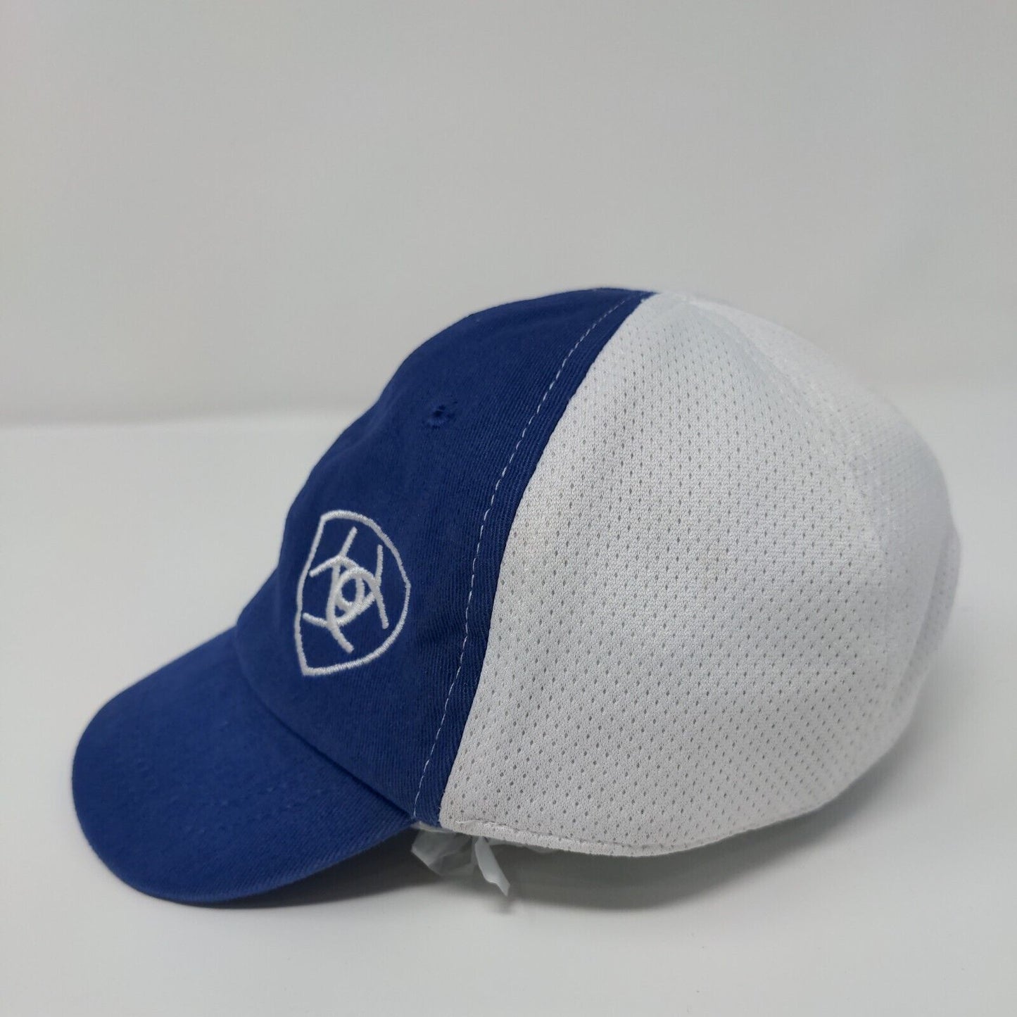 Ariat Stretch Strapback Hat Blue OSFA Adjustable Embroidered Breathable Panel