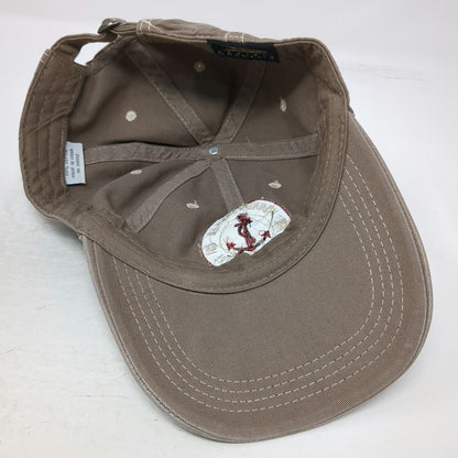 Prairie Mountain Baseball Cap Brown One Size Lake Winnipesaukee NH Hat Anchor