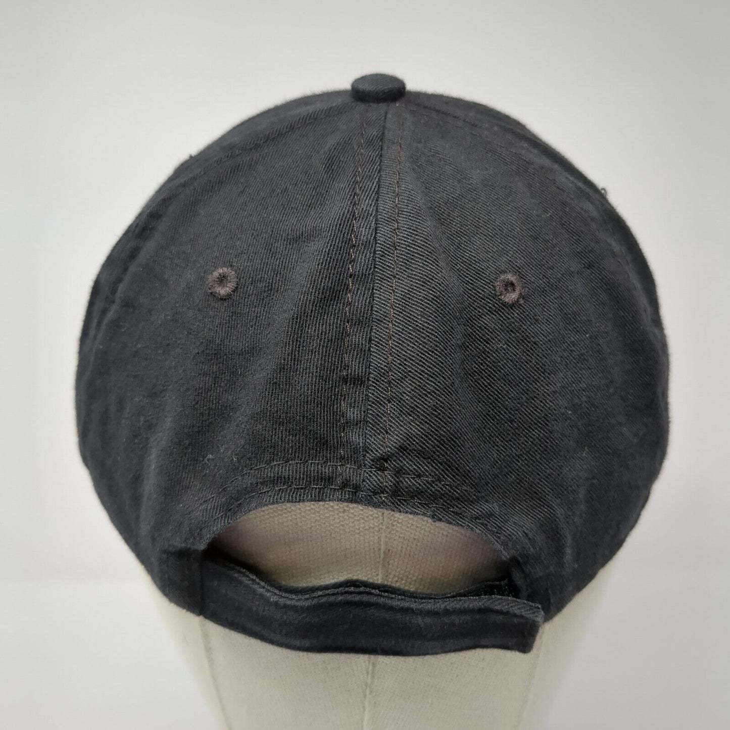 Motor Trend Strapback Hat Black One Size Adjustable Embroidered 6 Panel