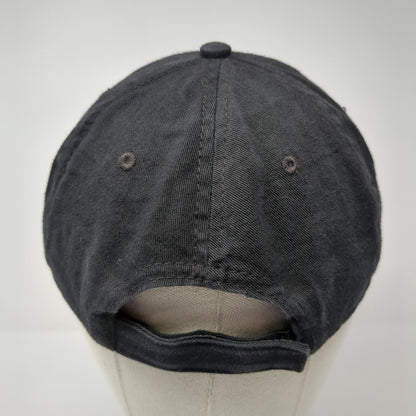 Motor Trend Strapback Hat Black One Size Adjustable Embroidered 6 Panel